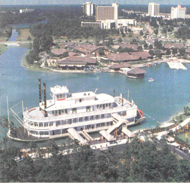 Empress Lilly Riverboat restaurant Walt Disney World shopping Village