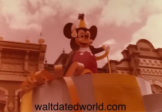 Mickey Mouse birthday parade float