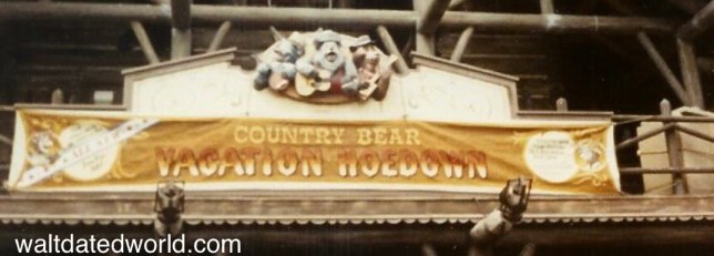Country Bear Vacation Hoedown sign
