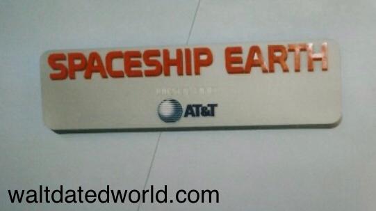 Epcot Spaceship Earth AT&T sign