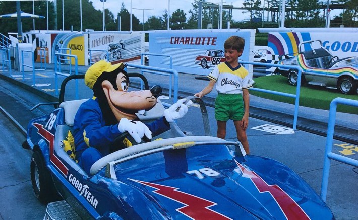 Goofy at the Grand Prix