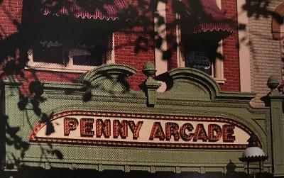Walt Disney World Penny arcade sign