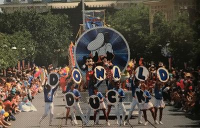 Donald Duck 50th Birthday Parade Walt Disney World