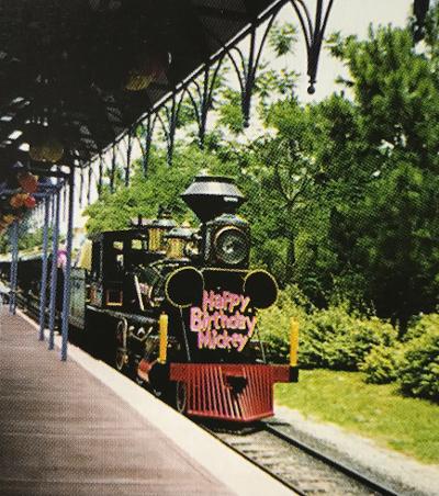 Mickey's Birthdayland Express train Walt Disney World