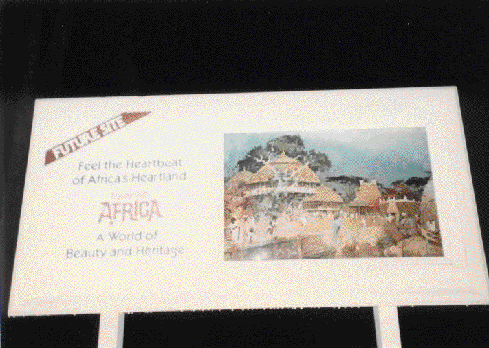 Epcot Africa sign