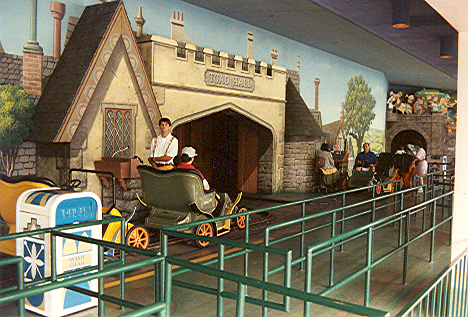 Mr. Toad's Wild Ride loading area