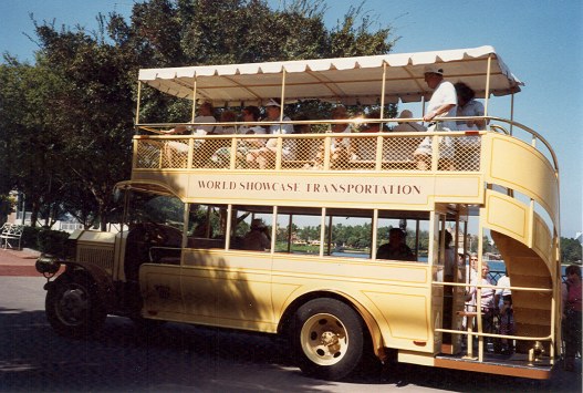 World Showcase bus