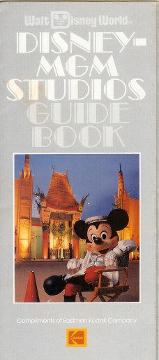Disney MGM Studios 1989 Director Mickey guide book