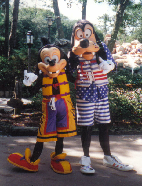 Goofy and Max at River Country All American Water Party Walt Disney World