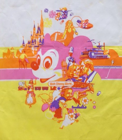 Walt Disney World paper shopping bag
