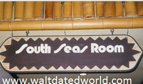 South Seas Room sign Polynesian Village Resort Hotel Walt Disney World