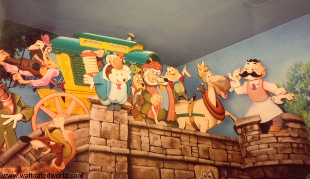 Mr. Toad's Wild Ride loading area mural