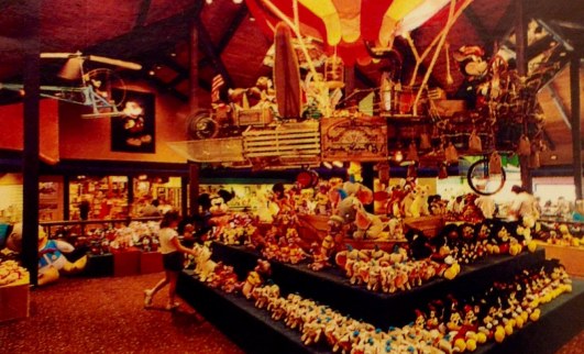 Mickey's Character Shop Right Side of Airship Walt Disney World shopping Village