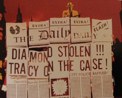Dick Tracy Diamond Double Cross newspaper Disney MGM Studios