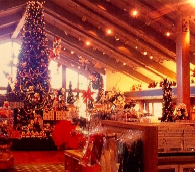 Christmas Chalet store interior at Walt Disney World Shopping Village