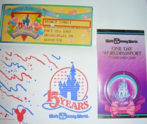 Walt Disney World 15 Years of Magic prizes.