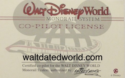 Walt Disney World Monorail license
