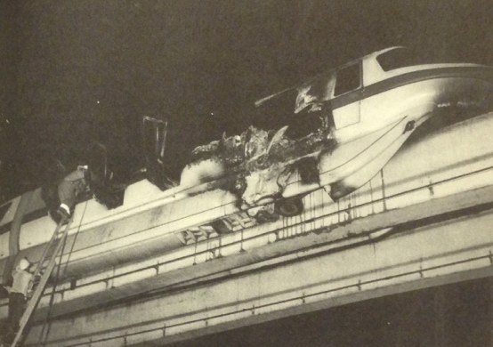 Walt Disney World Monorail fire from 1985