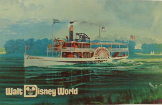 Walt Disney World Osceola Sidewheel steamer boat