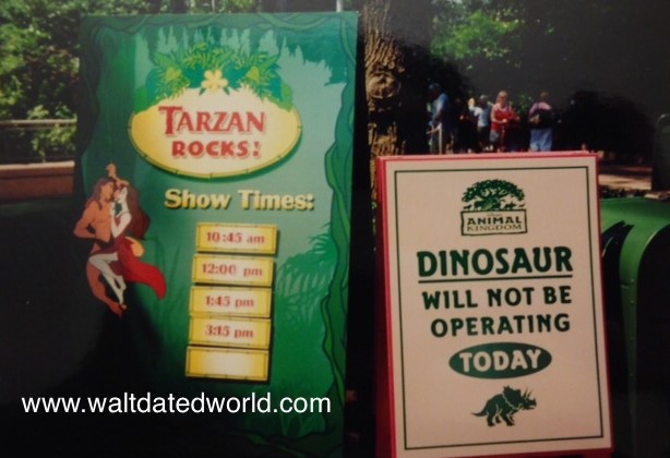 Tarzan Rocks sign Disney's Animal Kingdom