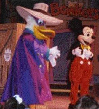 Mickey Mouse and Darkwing Duck