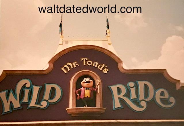 Revised entrance to Mr. Toad's Wild Ride