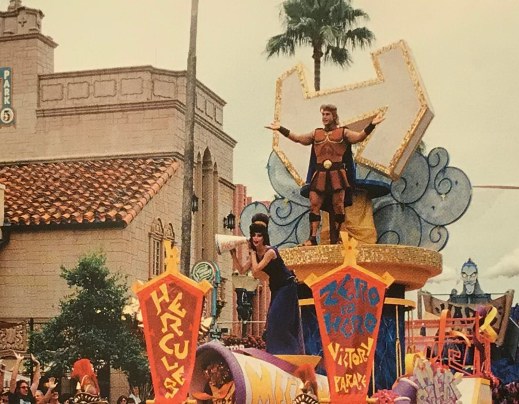 Hercules parade float Disney MGM Studios
