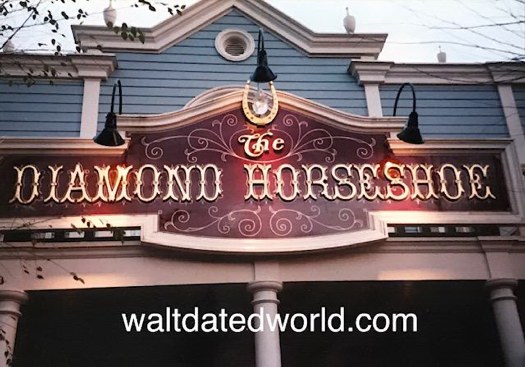 Diamond Horseshoe Sign Walt Disney World