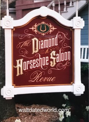 Diamond Horseshoe Revue sign
