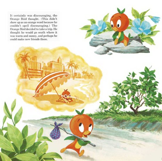 Orange Bird illustrations