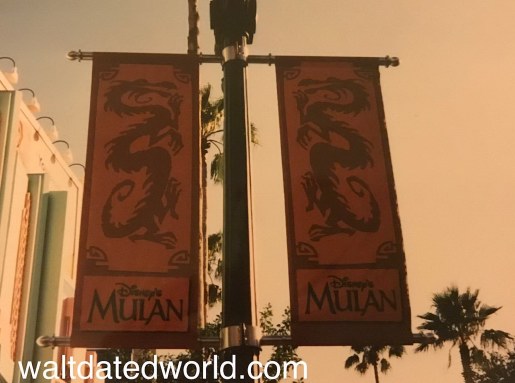 Mulan Parade Banner Disney MGM Studios