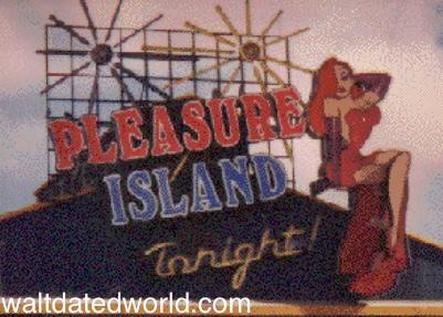 Pleasure Island Tonight sign
