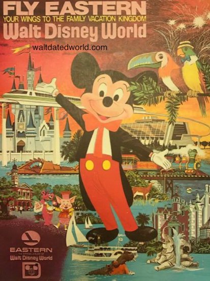 Walt Disney World Eastern Airlines poster