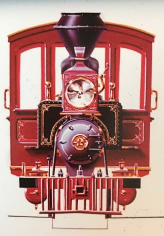 Fort Wilderness Railroad engine front view Walt Disney World