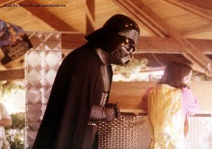 Darth Vader at Walt Disney World shopping Village 1977 Star Wars