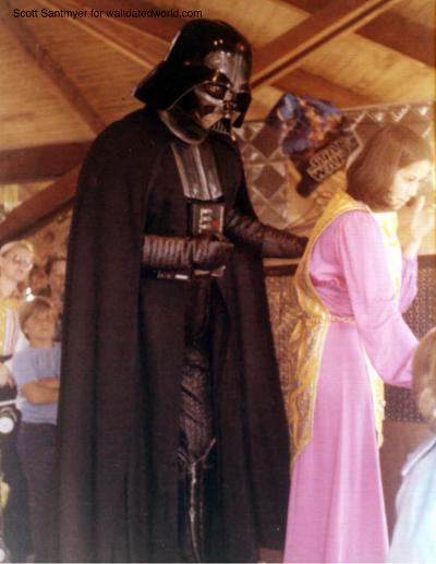 Darth Vader visits Walt Disney World Shopping Village Star Wars