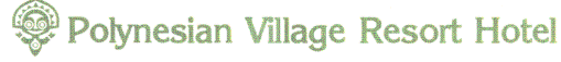 Polynesian Village Resort hotel logo Walt Disney World