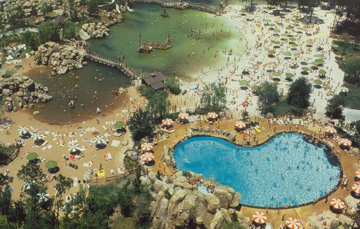 River Country water park view from the air Walt Disney World