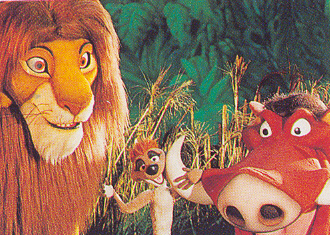 Legend of the Lion King Simba, Timon and Pumbaa