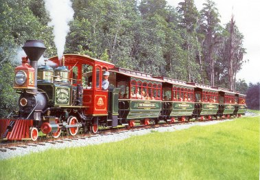Fort Wilderness Railroad steam engine Walt Disney  World