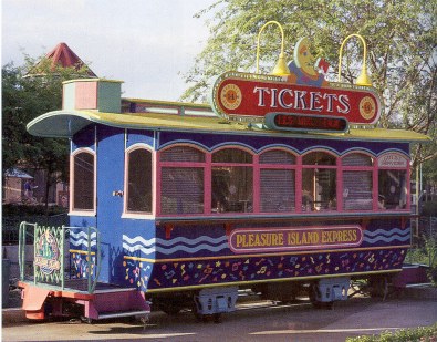 Fort Wilderness Railroad car at Pleasure Island Walt Disney World