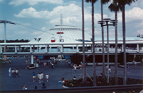 Space Mountain, PeopleMover and Skyway