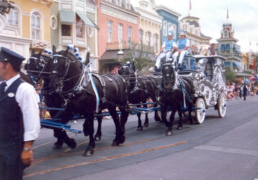 Circus Wagon on Main Street