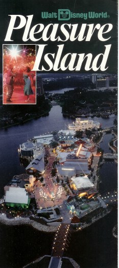 Pleasure Island map Walt Disney World