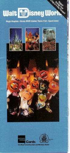 Muppets brochure Disney MGM Studios