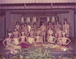 Cast Members from Polynesian Resort luau Walt Disney World