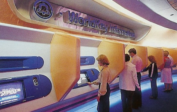 Epcot Worldkey Information kiosks