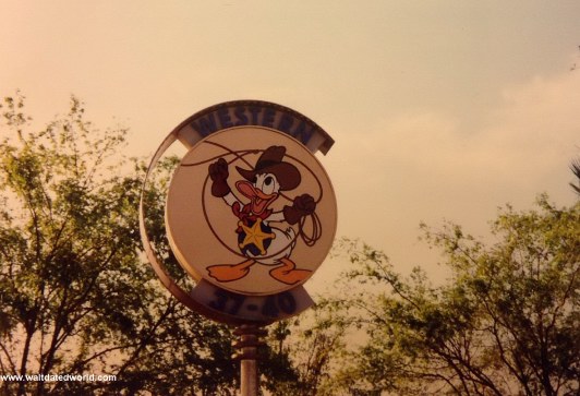 Donald Western parking lot Disney MGM Studios