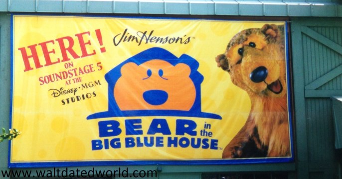 Bear in the Big Blue House sign Disney MGM Studios