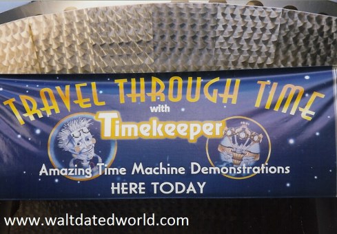 Timekeeper entrance banner